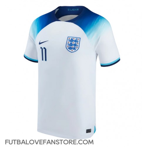Anglicko Marcus Rashford #11 Domáci futbalový dres MS 2022 Krátky Rukáv